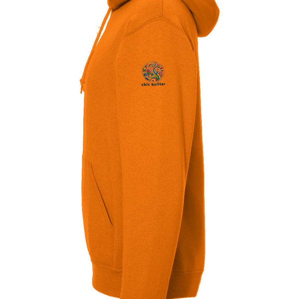 Apliiq hoodies LImited Edition - Imagine Hoodie Mutli-Color Quilt Safety Orange