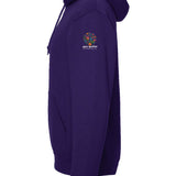 Apliiq hoodies LImited Edition - Imagine Hoodie Pink Quilt Reflection - Deep Purple