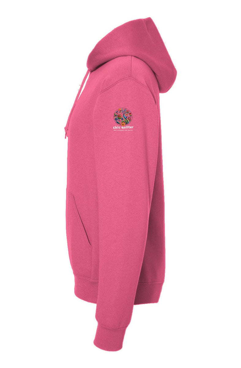 Apliiq hoodies LImited Edition - Imagine Hoodie Pink Quilt Reflection - Neon Pink