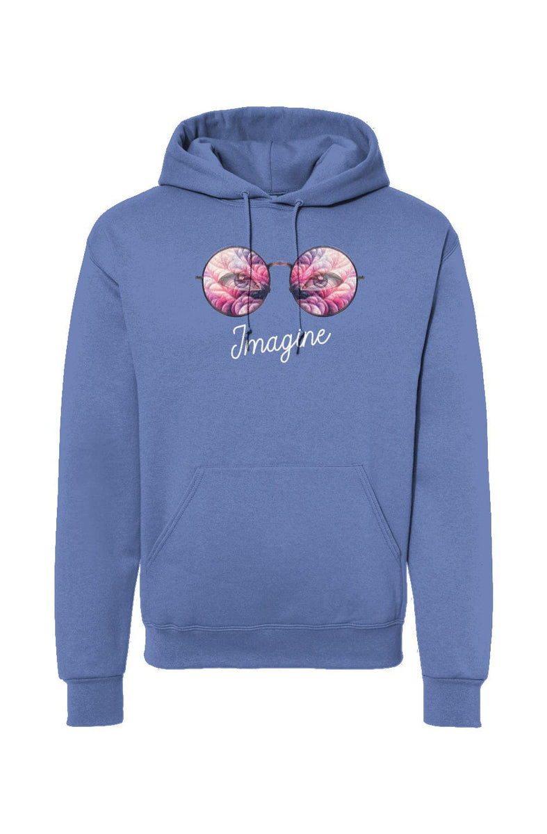 Apliiq hoodies LImited Edition - Imagine Hoodie Pink Quilt Reflection - Periwinkle