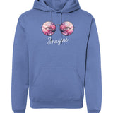 Apliiq hoodies LImited Edition - Imagine Hoodie Pink Quilt Reflection - Periwinkle