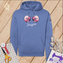 Apliiq hoodies LImited Edition - Imagine Hoodie Pink Quilt Reflection - Periwinkle