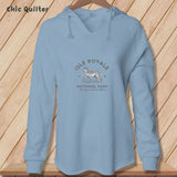 Apliiq hoodies Misty Blue / xs Isle Royale National Park, Stitchin In Beauty ~ Hooded Sweatshirt