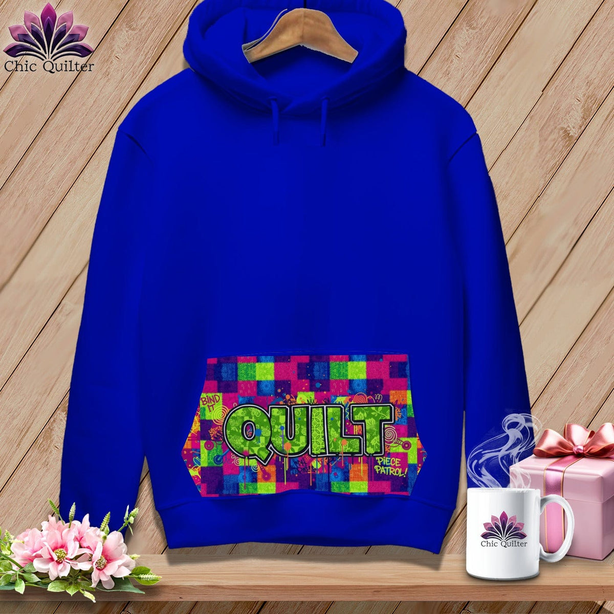 Apliiq hoodies Quilt Graffiti Piece Patrol - Premium Hoodie