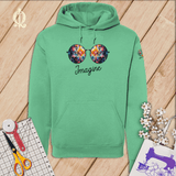 Apliiq hoodies s / Cool Mint LImited Edition - Imagine Hoodie Mutli-Color Quilt Reflection - Cool Mint