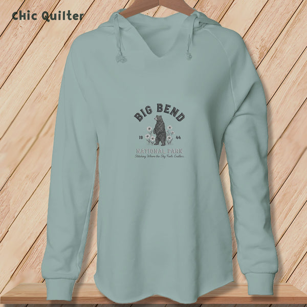 Apliiq hoodies Sage / xs Big Bend National Park, Stitchin In Beauty ~ Hooded Sweatshirt