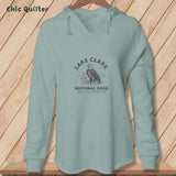 Apliiq hoodies Sage / xs Lake Clark National Park, Stitchin In Beauty ~ Hooded Sweatshirt