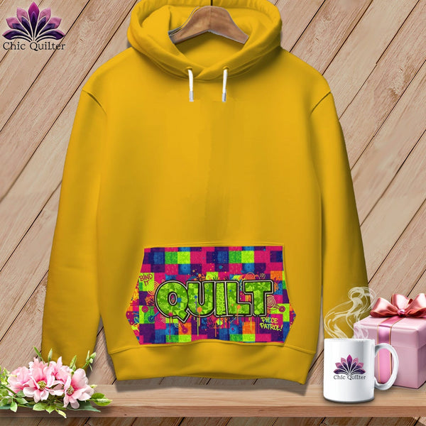 Apliiq hoodies Yellow / xs Quilt Graffiti Piece Patrol - Premium Hoodie