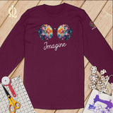 MyDesigns Imagine Quilt Reflection in Multi Colored ~Limited Edition Long Sleeve Tee