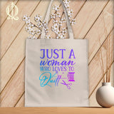 MyDesigns Natural Tote/Jewel Print / 15