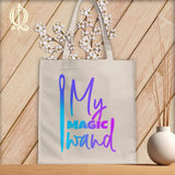 MyDesigns Natural Tote/Jewel Print / 15