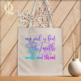 MyDesigns Natural Tote/Jewel Print / 15