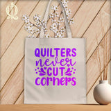 MyDesigns Natural Tote/Purple Print / 15