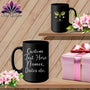 MyDesigns Physical Item 15oz / Black Garden Stitch -Resting Stitch Face ~ Personalized Coffee Mug