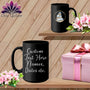 MyDesigns Physical Item 15oz / Black Sister Seams-a-Lot - Resting Stitch Face ~ Personalized Coffee Mug