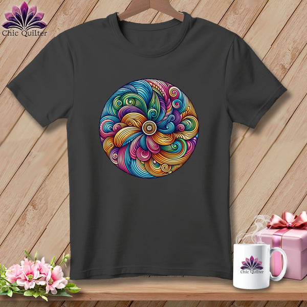 MyDesigns Physical Item Asphalt / S Swirl Delight ~ Relaxed Fit Tee