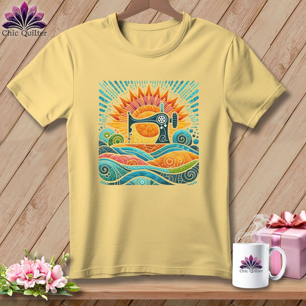 MyDesigns Physical Item Banana / S Color Splashed Stitches ~ Premium Tee