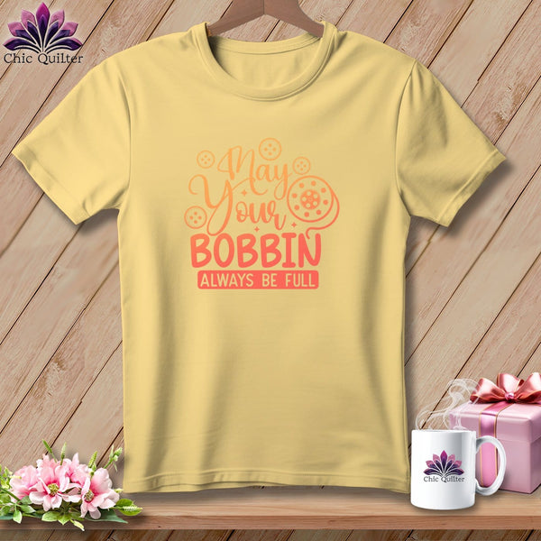 MyDesigns Physical Item Banana / S May Your Bobbin Always Be Full ~Premium Tee