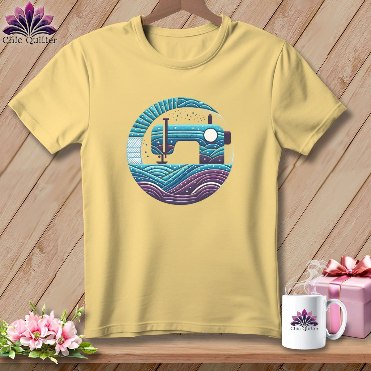 MyDesigns Physical Item Banana / S Quilting Where Dreams are Sewin ~ Premium Tee