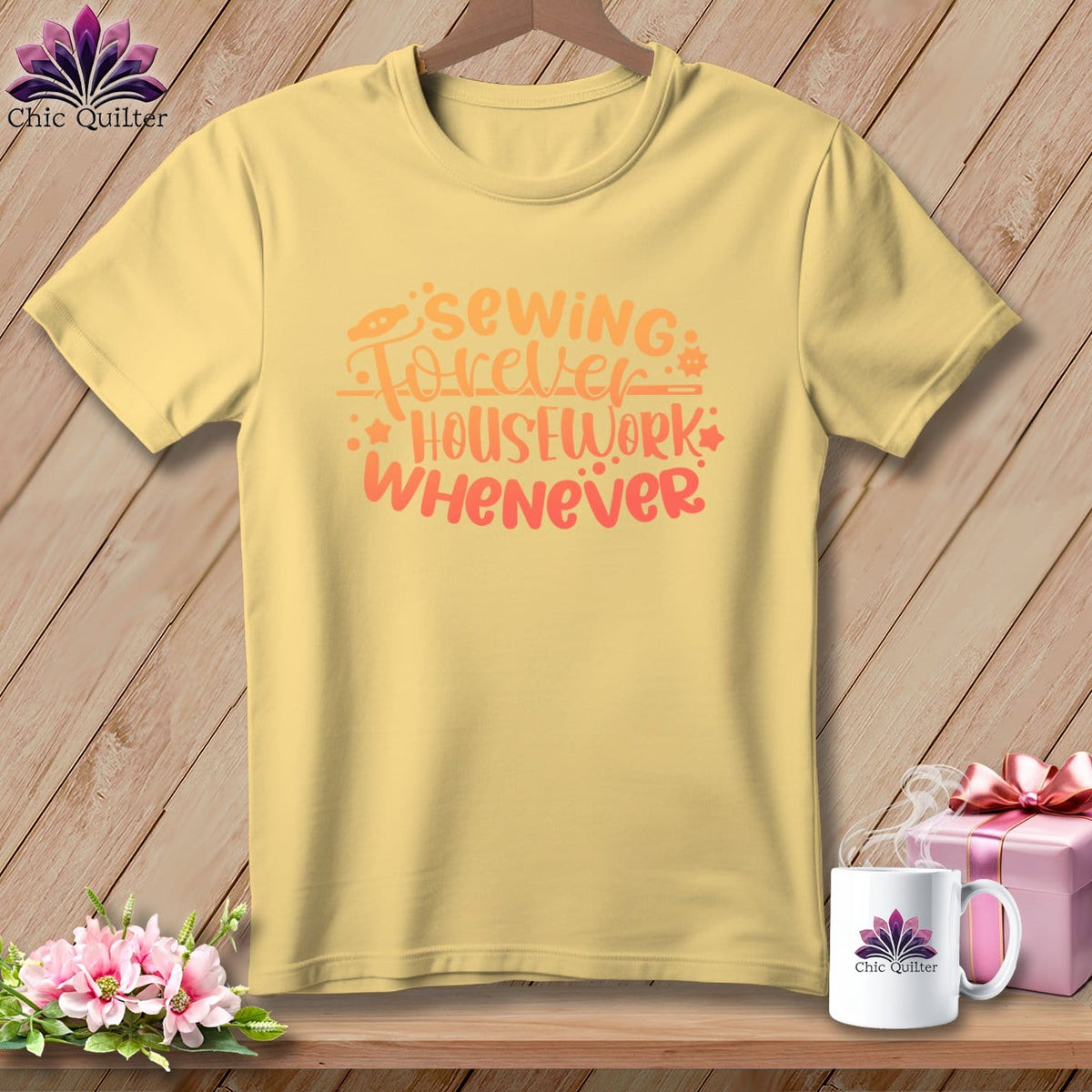 MyDesigns Physical Item Banana / S Sewing Forever Housework Whenever ~Premium Tee
