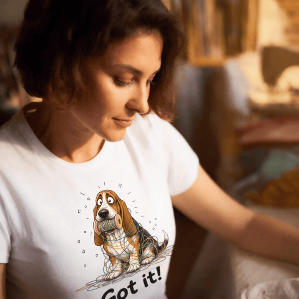 MyDesigns Physical Item Basset Hound Helper ~ Relaxed Fit Tee