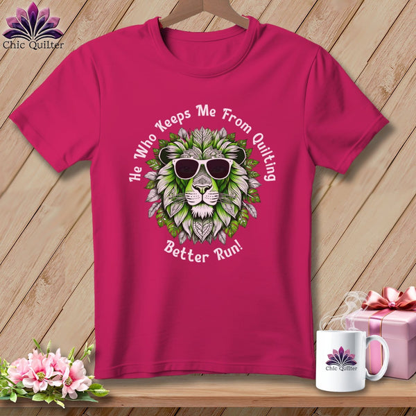 MyDesigns Physical Item Berry / S Better Run - Quilting Lime ~ Relaxed Fit Tee