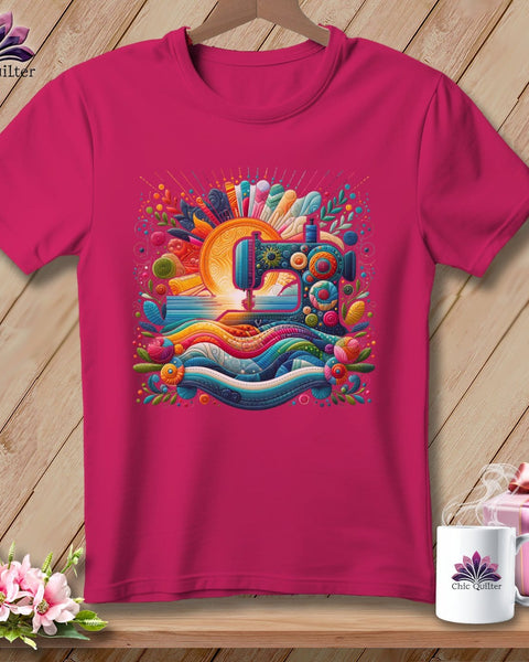 MyDesigns Physical Item Berry / S Quilting Explosion ~ Relaxed Fit Tee