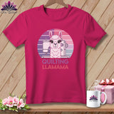 MyDesigns Physical Item Berry / S Quilting Llamama ~ Relaxed Fit Tee