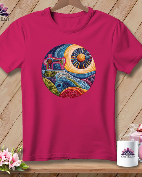 MyDesigns Physical Item Berry / S Seam Surfing ~ SuperSoft Relaxed Fit Tee