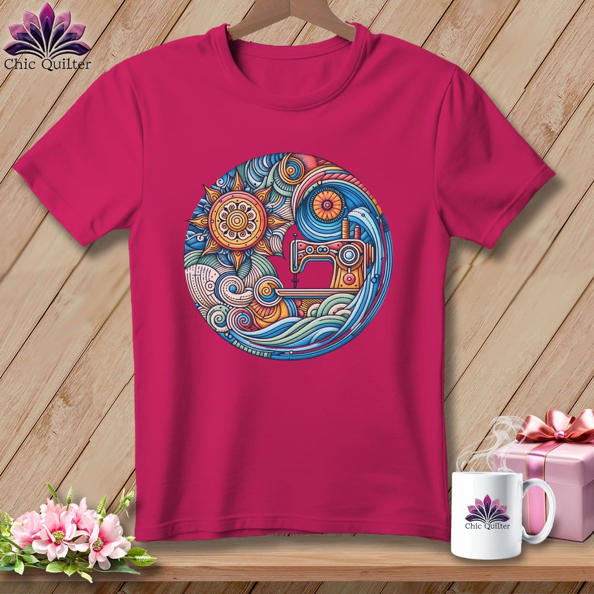 MyDesigns Physical Item Berry / S Threaded Dreams by the Sea ~ SuperSoft Relaxed Fit Tee