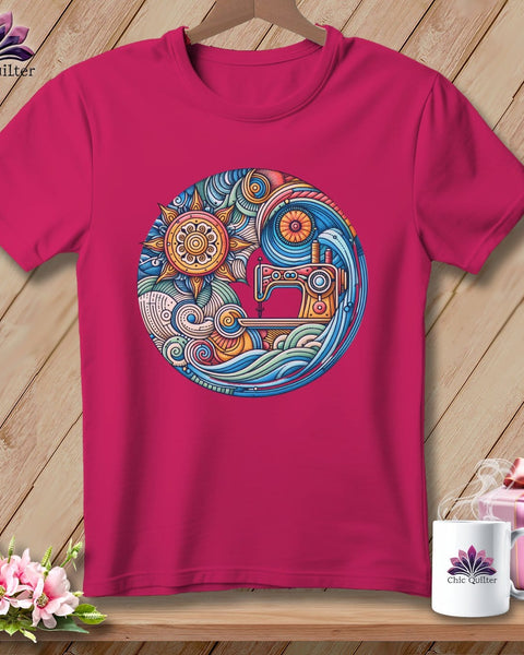 MyDesigns Physical Item Berry / S Threaded Dreams by the Sea ~ SuperSoft Relaxed Fit Tee