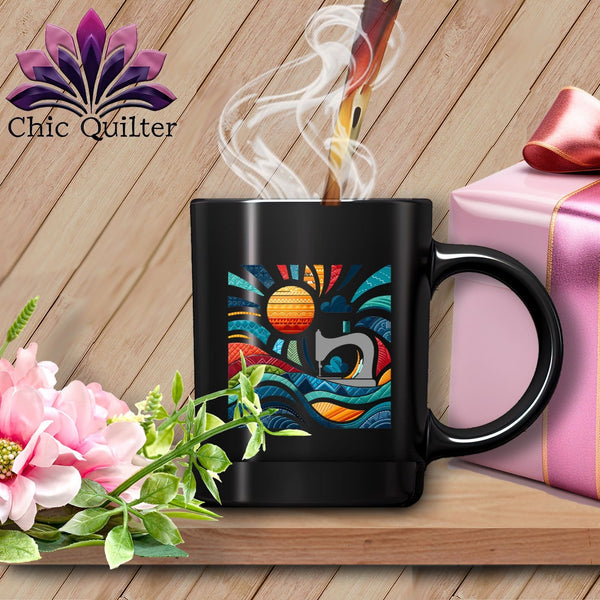 MyDesigns Physical Item Black / 15oz Catching My Morning Muse ~ 15oz Coffee Mug