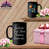 MyDesigns Physical Item Black / 15oz Catching My Morning Muse ~ Personalized 15oz Large Coffee Mug