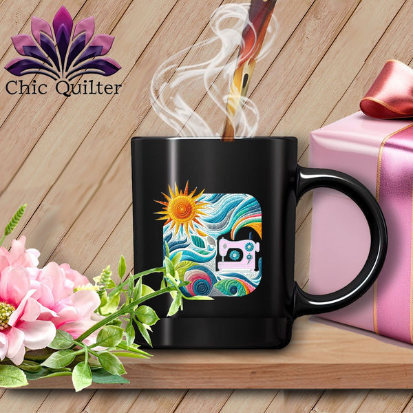 MyDesigns Physical Item Black / 15oz Creative Breezes ~ 15oz Coffee Mug