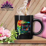 MyDesigns Physical Item Black / 15oz Gale Force Quilting ~ 15oz Coffee Mug