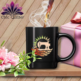 MyDesigns Physical Item Black / 15oz Ripple Radiance ~ 15oz Coffee Mug