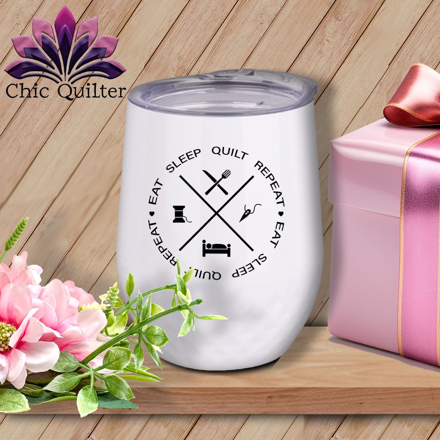【eLLa】quilting wine cup pullover eLLa】quilting wine cup pullover（NELL ANNE Quilt | McCahon