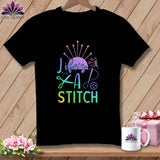 MyDesigns Physical Item Black / S Life's a stitch ~Premium Tee
