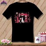 MyDesigns Physical Item Black / S Meow ~ SuperSoft V-Neck Tee