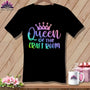 MyDesigns Physical Item Black / S Queen of the Craft Room ~SuperSoft V-Neck Tee