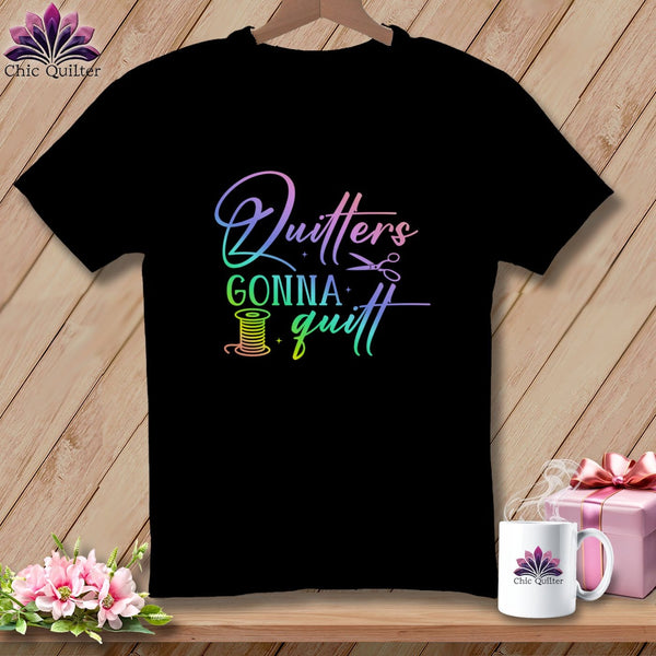 MyDesigns Physical Item Black / S Quilters Gonna Quilt ~Premium Tee