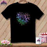 MyDesigns Physical Item Black / S Quilting Heart ~Premium Tee