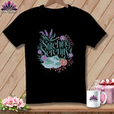 MyDesigns Physical Item Black / S Stitching Serenity ~ Relaxed Fit Tee