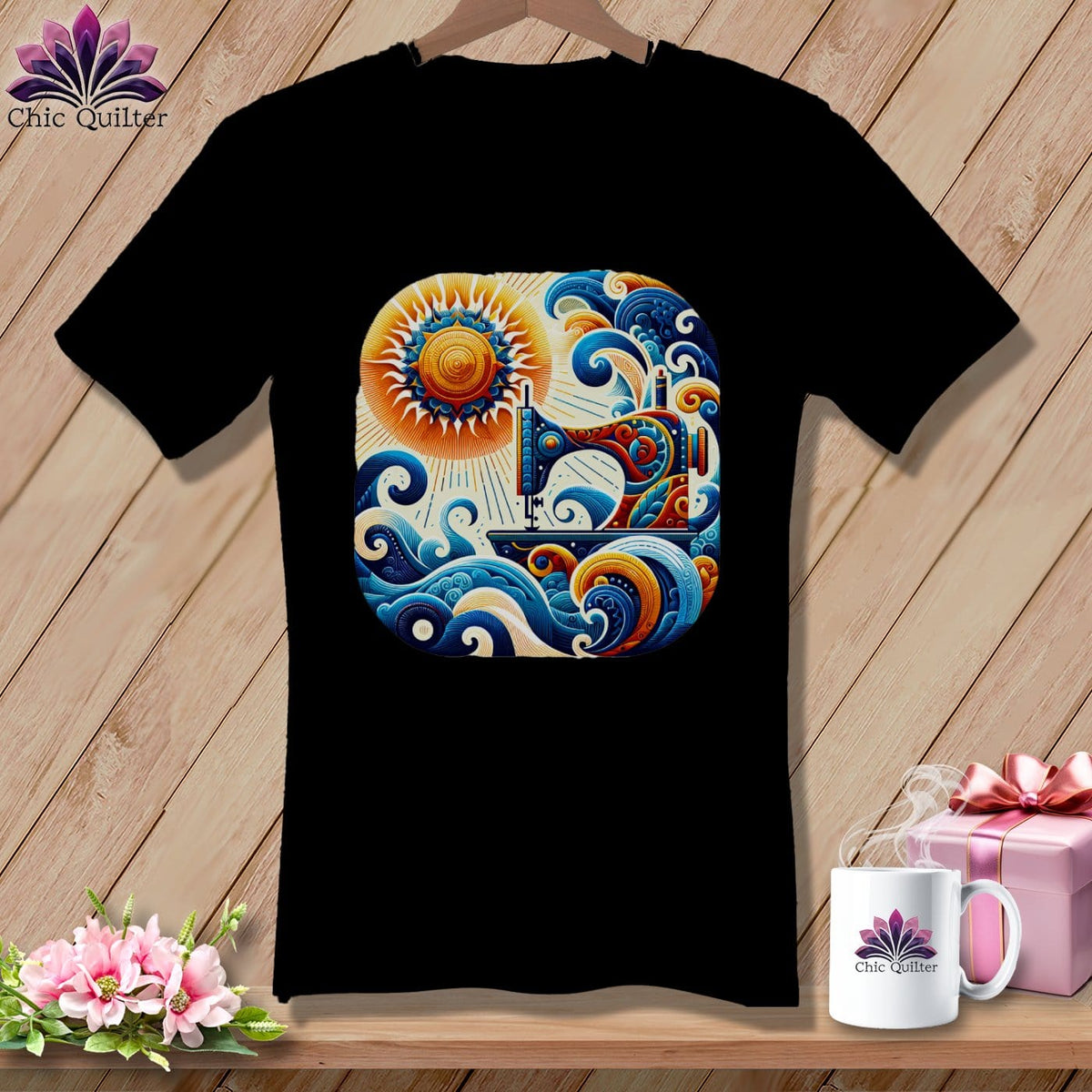 MyDesigns Physical Item Black / S Sunset Dream Threads ~ SuperSoft V-Neck Tee