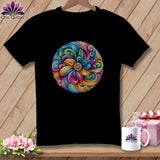 MyDesigns Physical Item Black / S Swirl Delight ~ Relaxed Fit Tee