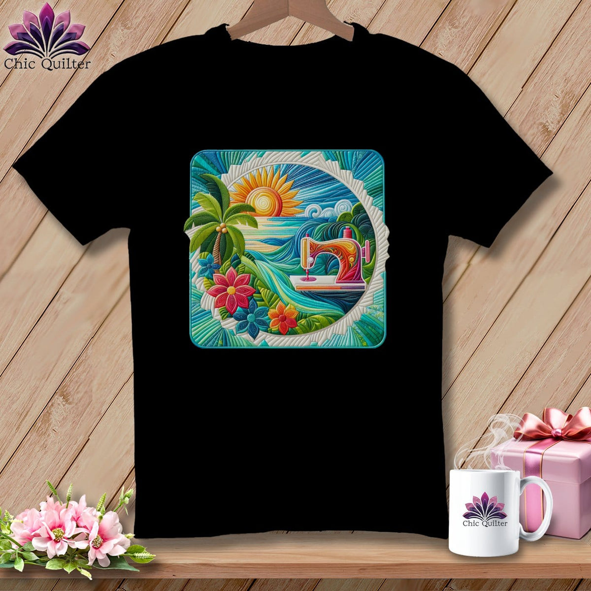 MyDesigns Physical Item Black / S Tropical Delight ~ Relaxed Fit Tee