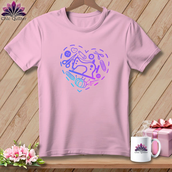 MyDesigns Physical Item Blossom / S Quilting Heart ~Premium Tee