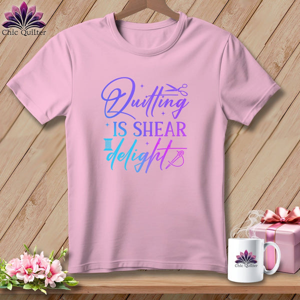 MyDesigns Physical Item Blossom / S Quilting is Shear Delight ~Premium Tee