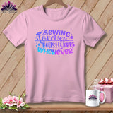 MyDesigns Physical Item Blossom / S Sewing Forever Housework Whenever ~Premium Tee