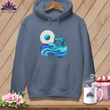 MyDesigns Physical Item Blue Jean / S Sewing Tides ~ Premium Hoodie